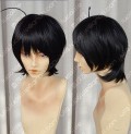 Bakemonogatari Nisemonogatari Araragi Koyomi Short Black Cosplay Party Wig
