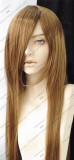 K-On!Yamanaka Sawako 1m Brown Straight Cosplay Wig