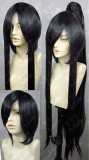 D.Gray-man Kanda Yuu 3 Pieces Samurai Cosplay Wig