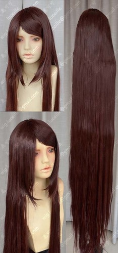 red 150 cm wig