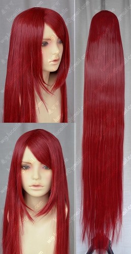 red wig 150cm