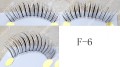 F-6 Natural 10 Pairs Hand Made Long False Eyelashes