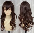 3 Color Office Lady 70cm Warm Brown Curly Cosplay Wig