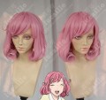Noragami Ebisu Kofuku Rose Pink Curly Short Cosplay Party Wig