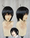 Knights of Sidonia Nagate Tanikaze Black Short Stay Hair Style Cosplay Party Wig