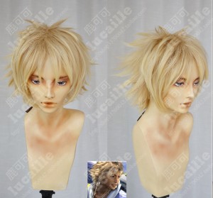 Final Fantasy X Tidus Flesh Short Cosplay Party Wig