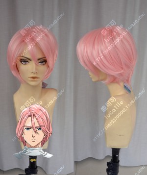 The Seven Deadly Sins Gilthunder Light Pink Short Cospaly Party Wig