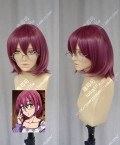 The Seven Deadly Sins Gowther Rose Red Purple Short Cospaly Party Wig