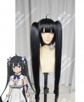 Is It Wrong to Try to Pick Up Girls in a Dungeon? Hestia Black Ponytails Style Cosplay Party Wig