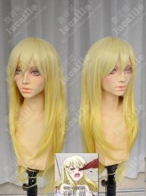 Yamada-kun and the Seven Witches Urara Shiraishi Cream Yellow 70cm Straight Cosplay Party Wig