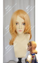 League of Legends Lux Golden Yellow Short Cosplay Party Wig