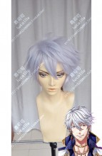 100 sleeping princes & the kingdom of dreams Yume 100 Frost Lightsteelblue Short Cosplay Party Wig
