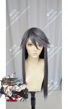 Kantai Collection Haruna Gray Mix Black 60cm Straight Cosplay Party Wig