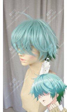 First Love Monster Kōta Shinohara Water Green Gradient  Emerald Green  Short Cosplay Party Wig