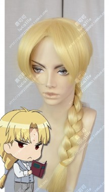 D.Gray-man Hallow Howard Link 70cm Limelight Ponytail Style Cosplay Party Wig
