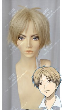 Natsume's Book of Friends Natsume Takashi Wheat Short Cosplay Party Wig