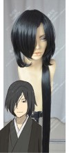Natsume's Book of Friends Matoba Seiji Black Short with Extend Hair Cosplay Party Wig