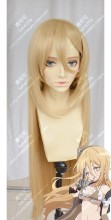 Magical Girl Raising Project Calamity Mary Honey Golden 100cm Straight Cosplay Party Wig