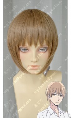 Scum's Wish Kuzu no Honkai Awaya Mugi Cork Short Cosplay Party Wig