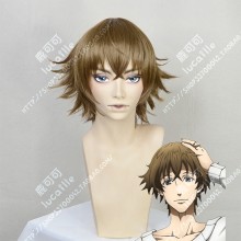 Hakata Tonkotsu Ramens Banba Zenji Burnt Umber Short Cosplay Party Wig