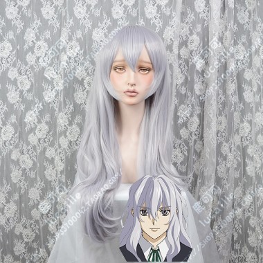 Full Metal Panic! Invisible Victory Leonard Testarossa Wisteria Mist 80cm Curly Cosplay Party Wig