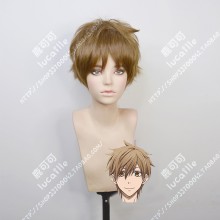 Dakaretai Otoko 1-i ni Odosarete Imasu. Ryō Narumiya Burnt Umber Short Cosplay Party Wig