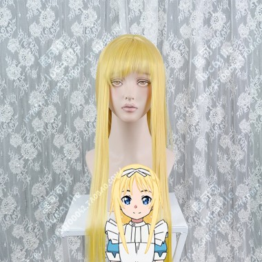 Sword Art Online Alicization Alice 100cm Golden Cosplay Party Wig