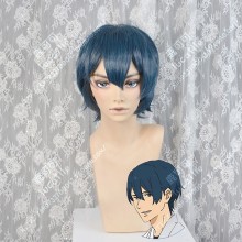 Tsurune Masaki Takagawa Madonna Blue Short Cosplay Party Wig