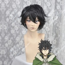 The Rising of The Shield Hero Naofumi Iwatani Black Short Cosplay Party Wig