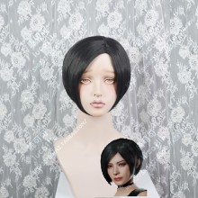 Biohazard / Resident Evil Ada Wong Black Short Cosplay Wig