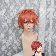 HypnosisMic -Division Rap Battle- Doppo Kannonzaka Burnt Sienna Mix Green Short Cosplay Party Wig