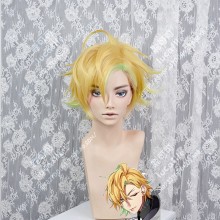 HypnosisMic -Division Rap Battle- Banana Yellow Mix Green Short Cosplay Party Wig