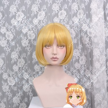 #COMPASS (COMbat Providence AnalysiS System) Jeanne d'Arc Mix Gloden Ponytail Style Cosplay Party Wig