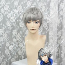 #COMPASS (COMbat Providence AnalysiS System) Adam Yuriev Ash Gray Short Cosplay Party Wig
