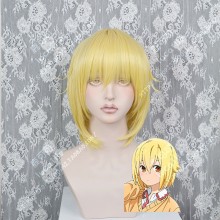 Hitori Bocchi no Marumaru Seikatsu Nako Sunao Golden Short Cosplay Party Wig