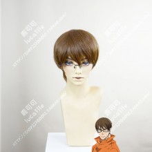 Fire Force Enen no Shouboutai Takehisa Hinawa Bronze Mix Raw Umber Short Cosplay Party Wig