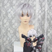 Arifureta: From Commonplace to World's Strongest Hajime Nagumo Lavender Mix Silver Short Cosplay Party Wig
