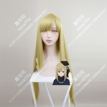 Lord El-Melloi II Case Files Reines El-Melloi Archisorte Olive Mix Golden 80cm Black Straight Cosplay Party Wig