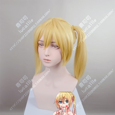 Are You Lost? sounandesuka Homare Onishima Golden Ponytail Style Cosplay Party Wig
