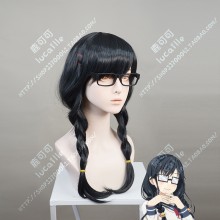 ORESUKI Are you the only one who loves me? Sanshokuin Sumireko Black 60cm Ponytail Style Cosplay Party Wig
