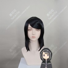 Magia Record: Mahou Shoujo Madoka☆Magica Gaiden Kuroe Black Short Cosplay Party Wig