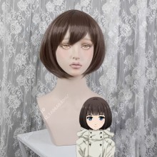 Darwin's Game Rein Kashiwagi Deep Coffee Short Cosplay Party Wig.