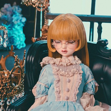 22-24cm Straight long manga wig with bang 