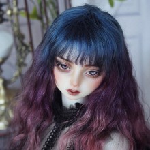 Mohair Manual Dyeing style for BJD wig