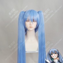 Edens Zero Hermit Mio Sky Blue Ponytail Style Cosplay Party Wig